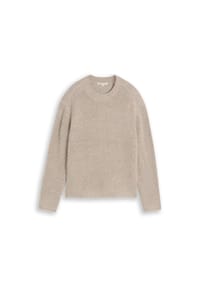 DENIM TOM TAILOR - Pullover, Rundhals, für Damen - 41146 BEIGE WHITE