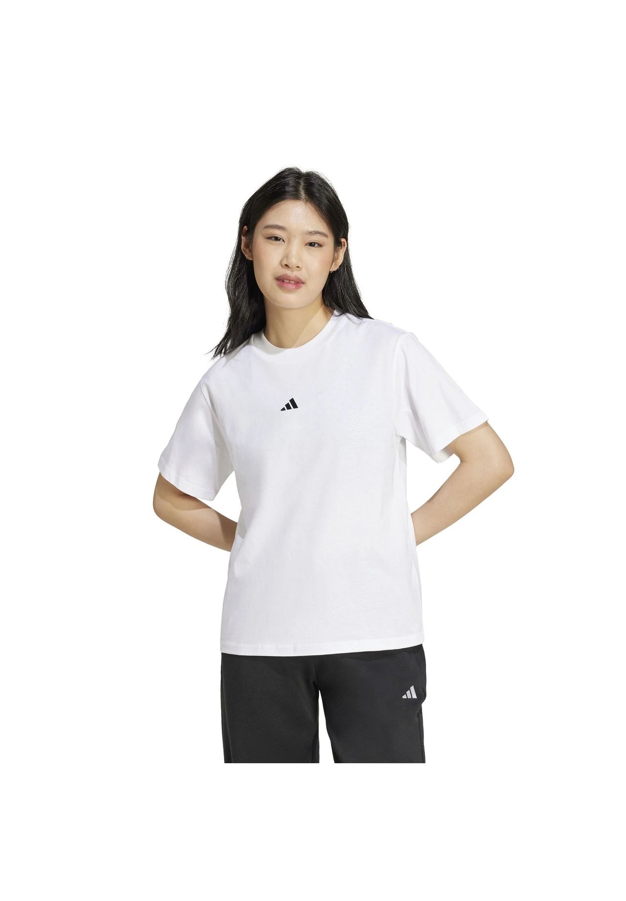 Adidas Essentials T-Shirt, Baumwolle, FüR Damen, Weiß, S