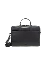 JOOP! MANCIANO - Laptoptasche "Pandion", Rindsleder, Reißverschluss - 900 BLACK