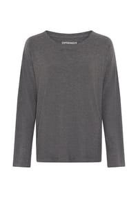 S.Oliver Red Label - Loungewear-Oberteil Modal Rip, Langarm, für Damen - 681 GREEN