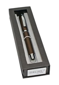 ONLINE® - Füllhalter "Classic", M - COGNAC, blau
