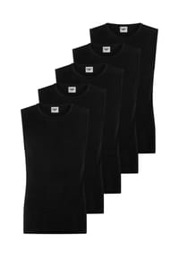 Speidel. - Unterhemd / Tanktop 5er Pack Classic - Schwarz