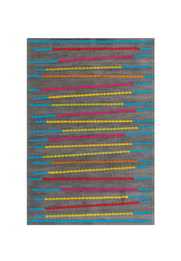 Arte Espina - Wohnzimmer Teppich – Kurzflorteppich Mood 4311 170 x 240 cm in multi - blau - multi - blau