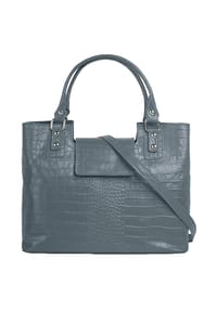 Cluty - Handtasche Echt Leder, Made In Italy - beige