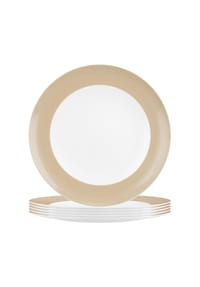 Seltmann Weiden Speiseteller Liberty Pure Colors ø 27 cm 6er Set - LIBERTY PURE COLORS - beige