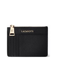 LAZAROTTI Bologna Leather - Bologna Leather Schlüsseletui Leder 11,5 cm mit Air Tag Fach - black