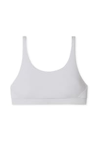 SCHIESSER - Pure Rib Bustier, Rippstruktur, Unterbrustband, für Damen - 000 SCHWARZ