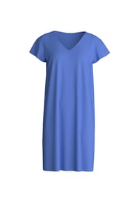 CALIDA - Sleepshirt Flower Dreams, V-Ausschnitt, für Damen - 465 DEEP COBALT