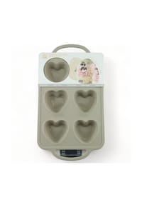 COFI - Silikon-Muffinform – 6-fach Backform für Muffins & kleine Kuchen - Beige 32 x 18 cm