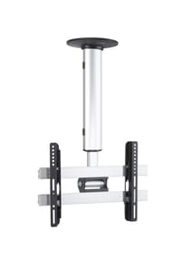 VCM. - Universal TV Deckenhalterung | 26-40 Zoll bis 60 kg | bis VESA bis 400x300 | höhverstelbar 50-84 cm | TV Halterung 360 Grad schwenkbar drehbar und 15 Grad neigbar | Fernseher Halter - CM3 - 