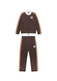 LONSDALE™ - Herren Trainingsanzug schmale Passform CHIGWELL - Brown/Ecru/Orange