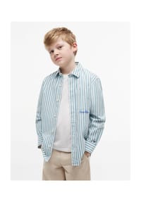 TOMMY HILFIGER - Freizeithemd, Langarm, Kent, für Kinder - CT3  BLUE