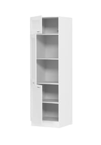 VCM. - Küchenschrank | Maße ca. H. 207 x B. 60 x T. 57 cm | Hochschrank im Landhaus Stil | Küchenmöbel - Colura - Weiß