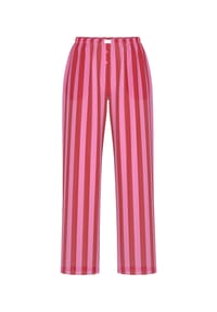 mey - Schlafanzug-Hose Happy Stripes, Knopf-Details, für Damen - 1812 BUBBLEGUM BLI