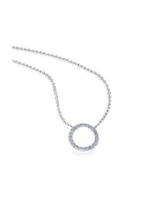 ONE ELEMENT Symbols of Strength - 0,26 ct Diamant Brillant Halskette Rundankerkette - silber
