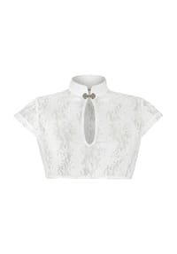 STOCKERPOINT - Dirndlbluse "Carole", Stehkragen, Anhänger, für Damen - CREME