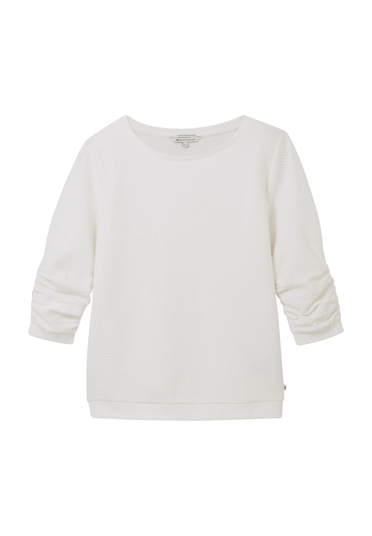 Denim tom tailor white pullover kaufen | GALERIA
