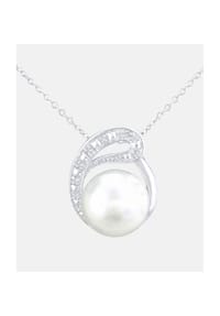 Diamant L'eternel - Kette mit Anhänger, mit 0.01 ct Diamant, 375 Weißgold - white gold