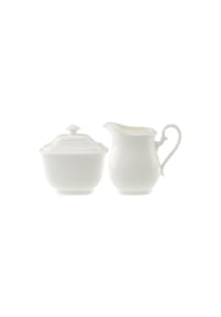 Villeroy & Boch Milch- und Zuckerset Royal 2er Set weiß - ROYAL - weiß
