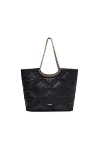 L.CREDI - PARTHENA Shopper, Emblem, für Damen - SCHWARZ