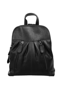 Cluty - Rucksack Echt Leder - schwarz