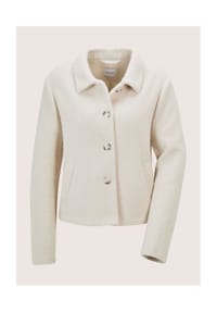 MADELEINE - Eleganter Damenblazer mit Hornknöpfen - perlweiß