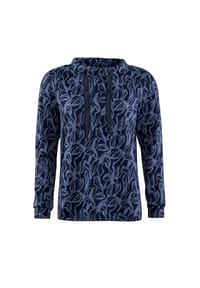 STOOKER® - TESSA Damen Strickpullover - blue jacquard