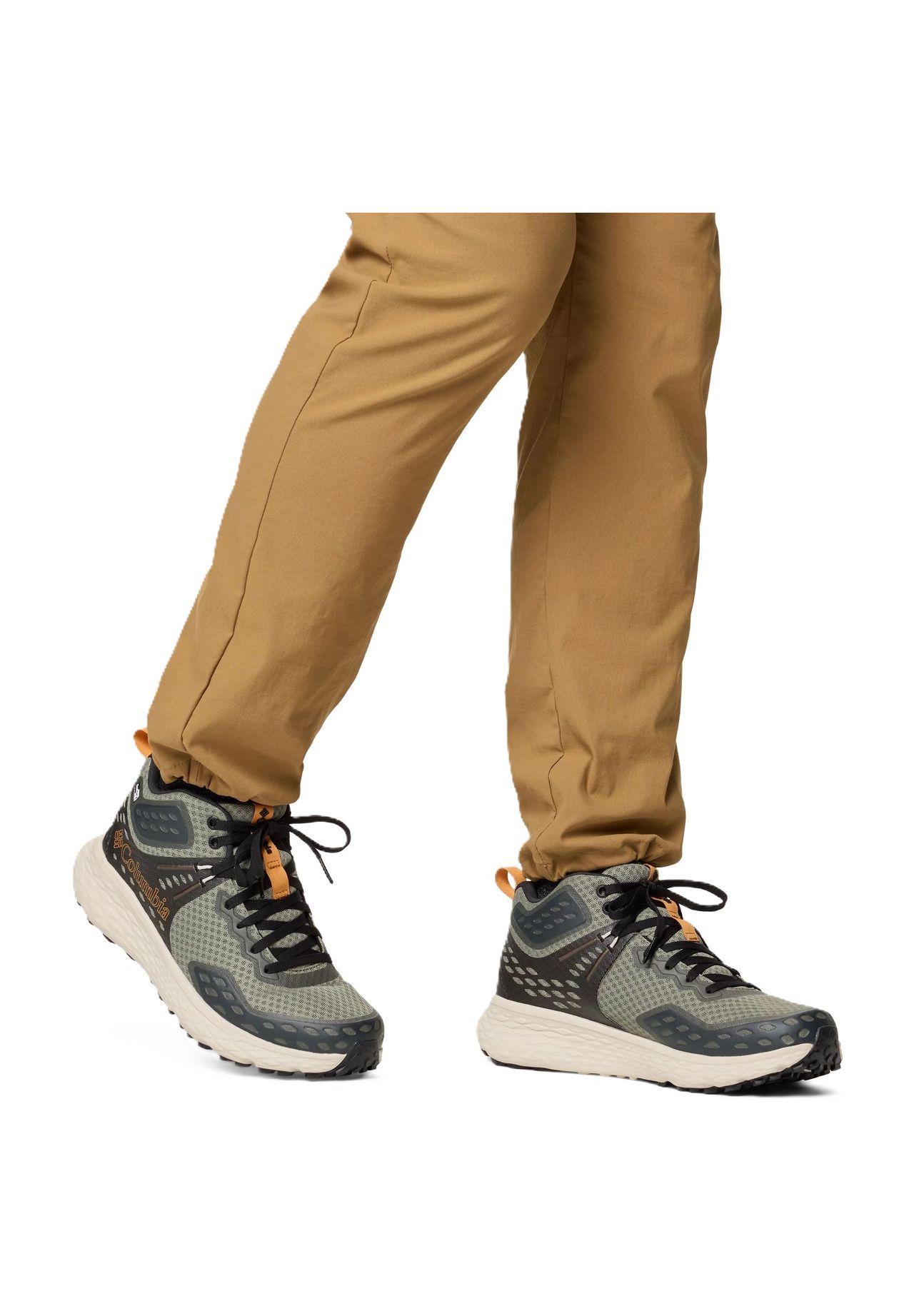 Columbia Konos TRS Outdry waterdichte halfhoge trekking- en wandelschoenen voor heren, Donkergrijs Mountain Rood, 43.5 EU