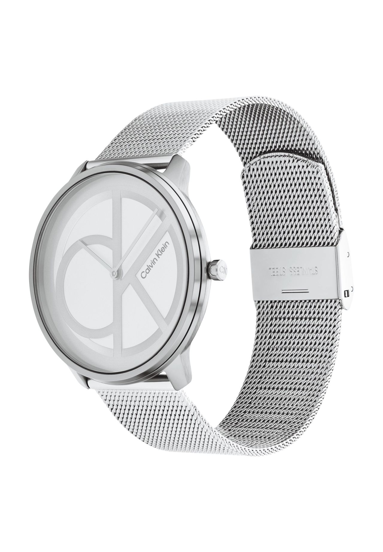 Calvin Klein Armbanduhr "Iconic Mesh 25200027", Silber