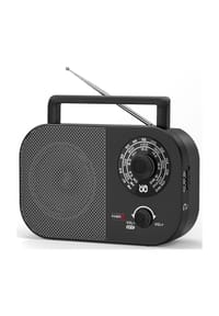 MANIKE - TravelWave PR AMFS Pro Radio AM,FM Schwarz - Schwarz