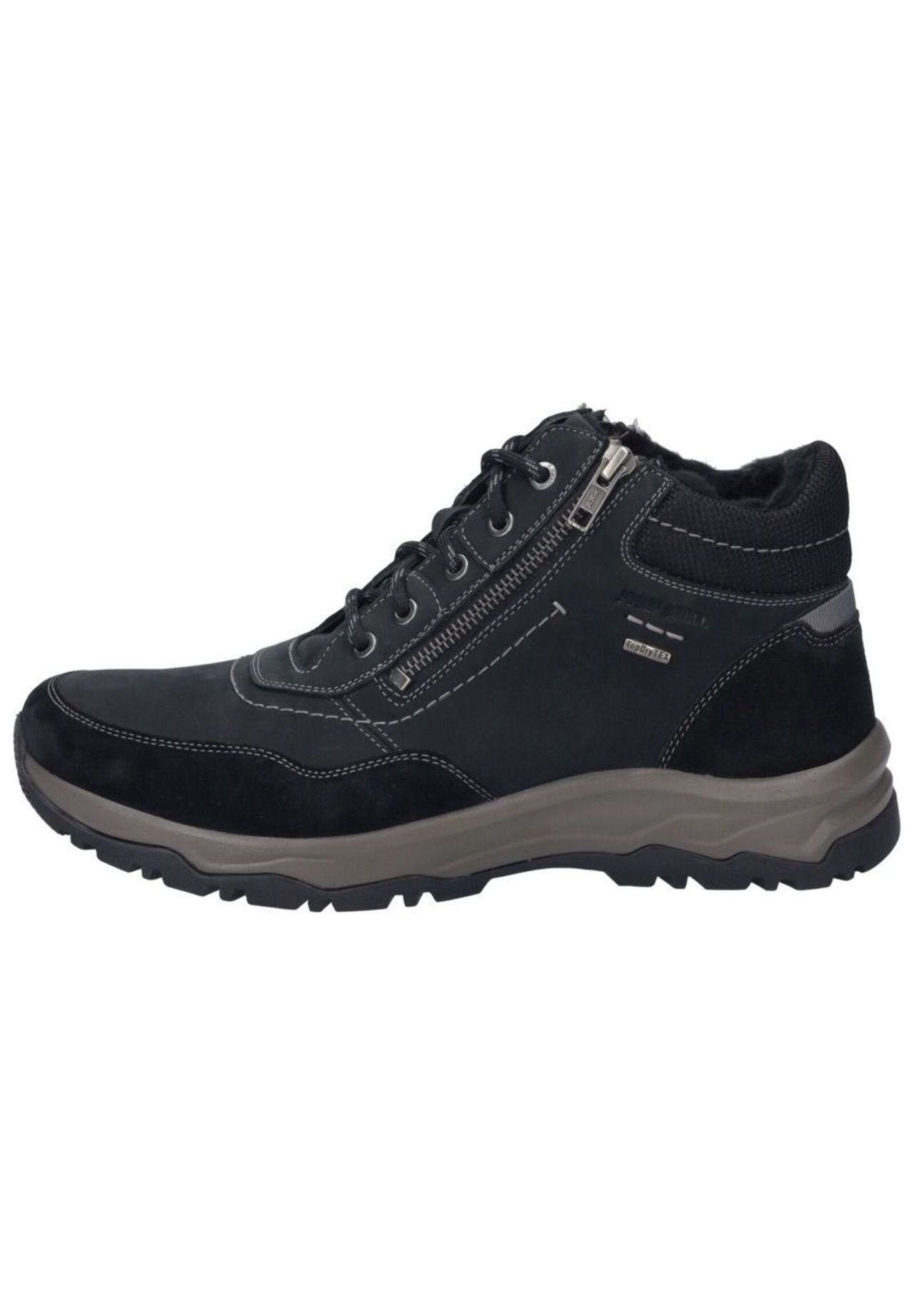Seibel Halbschuhe "Leroy 57", Nubukleder, Emblem, FüR Herren, Schwarz, 42