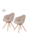 Kayoom Stuhl Chadwick 110 2er-Set - weiß - creme – eiche , modern Bild 15