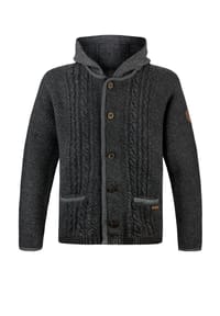 STOCKERPOINT - Trachten-Strickjacke, Kapuze, Langarm, für Herren - ANTHRA ANTHRA