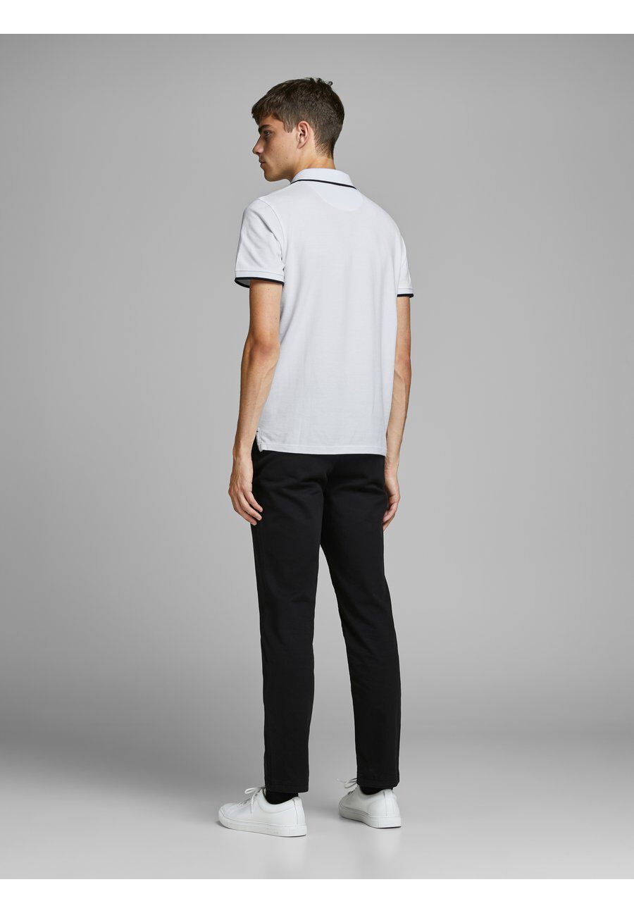Originals by Jack & Jones Poloshirt, Kurzarm, Stickerei, FüR Herren, Weiß, M