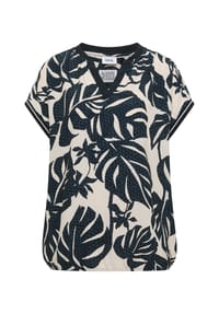 CECIL - Shirtbluse, Split-Neck, für Damen - 32259 WHITE