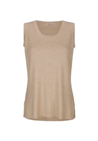 Alba Moda - Pullunder mit Seitennahtschlitz - beige