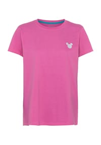 MANGUUN - T-Shirt "Disney", Baumwolle, für Damen - 1 PINK MINNIE BACK