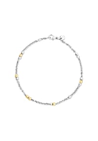 DoDo GRANELLI - Damen Armband, 925er Sterling Silber mit 750er Gelbgold - BICOLOR