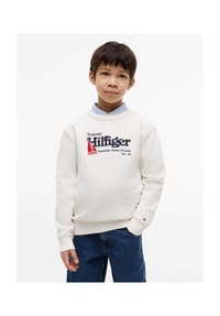 TOMMY HILFIGER - Sweatshirt, Baumwolle, für Kinder - YBH  WHITE