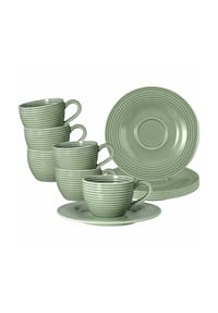 Seltmann Weiden Espressotassen mit Untertassen Beat Color Glaze 100 ml 6er Set - BEAT - altrosa