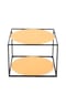 Kayoom Beistelltisch Cody 110 orange - schwarz – eiche , modern Bild 9