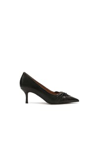 Kazar - Schwarze Pumps mit verschlungener Verzierung - Schwarz