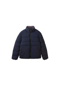TOM TAILOR - Steppjacke, uni, Eingriffstaschen, für Herren - 29999 BLACK