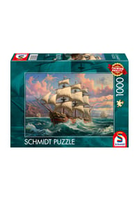 Schmidt - Bilderpuzzle "Im Wind der Freiheit", 1000 Teile - 