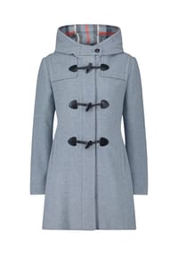 GIL BRET - Dufflecoat mit Kapuze - Bright Blue Melange
