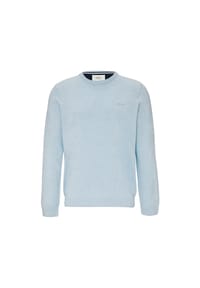 s.Oliver - Strickpullover, Rundhals-Ausschnitt, Logo-Stickerei, für Herren - BLACK/GREY