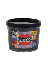 Simba - Klemmbausteine Blox 100 Schwarze 4er Steine in Dose, 100 Stück - 