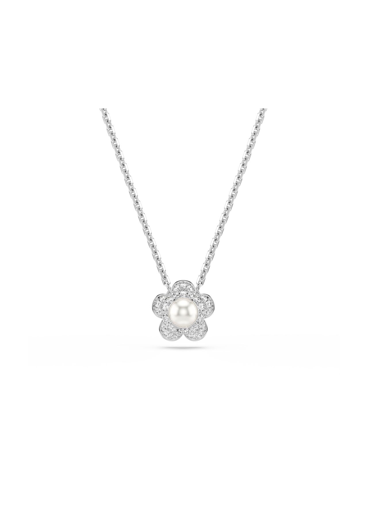 Swarovski Damen Silberfarben Halskette Flower 5755817 - Bild 9