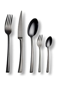 ECHTWERK Tafelbesteck, 30-teilig - Avelino Black Edition - Gold