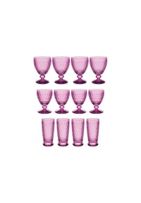 Villeroy & Boch Wein- & Longdrinkgläser Boston Coloured 12er Set - BOSTON COLOURED - blau